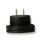 Doppelarmatur | 2x Voltmeter 4-LED Analog | 7–33V | Ø29mm | Einbaurahmen 108x44mm