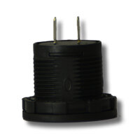 Doppelarmatur | Voltmeter | 4-LED Analog & 3-stellig Digital Blau | 7–33V | Ø29mm | Einbaurahmen 108x44mm