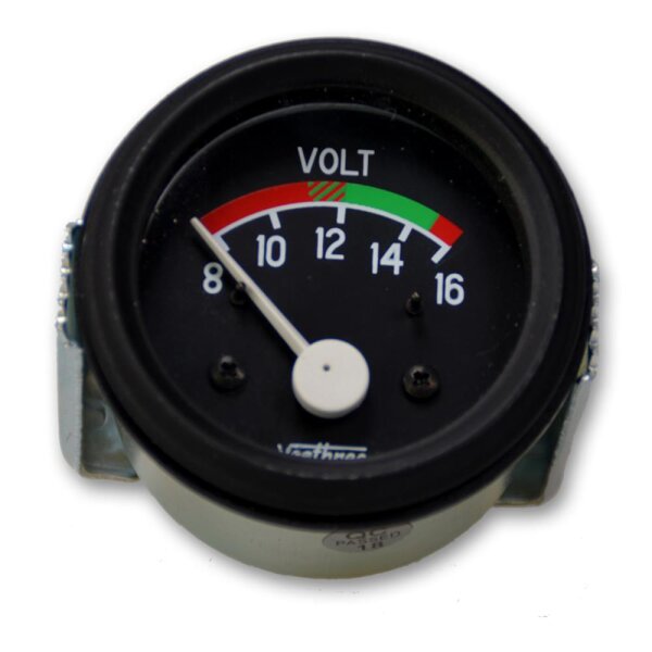 Analoges Universal Voltmeter 8V bis 16V, Ø52mm