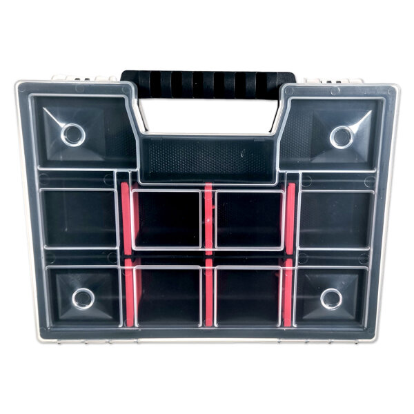 Sortimentkoffer S 195x155x35mm 5-11 Fächer Organizer Kleinteilebox