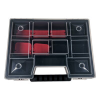 Sortimentkoffer S 195x155x35mm 5-11 Fächer Organizer Kleinteilebox