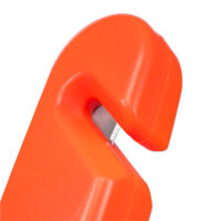 Nothammer | Orange | mit Gurtschneider & Wandbefestigung