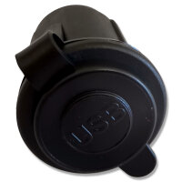 USB Doppelsteckdose | 12V/24V | 2x USB-A | 5V 2,1A | Ø29mm