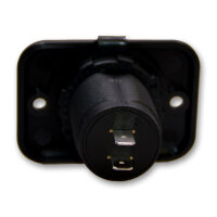 USB Doppelsteckdose | Typ A | 12V-24V | 5V 2,1A | Ø29mm | Inkl. Einbaurahmen