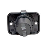 USB-Steckdose | Typ A | 12-24V | 5V 3A | QC 3.0 | LED Voltmeter & Amperemeter |  Inkl. Einbaurahmen