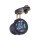 USB-Steckdose | Typ A | 12-24V | 5V 3A | QC 3.0 | LED Voltmeter & Amperemeter |  Inkl. Einbaurahmen