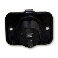 Zigarettenanzünderdose | SAE J563 | 12-24V | 20A | Ø29mm | Inkl. Einbaurahmen