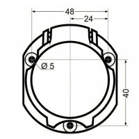Anhängersteckdose | 13-polig | 12V | 10A | oval