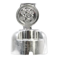 Anhängersteckdose | 7-polig | 12V | 16A | Aluminium