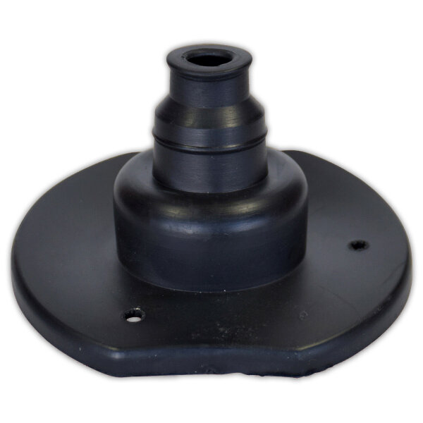 Dichtung | für ovale Anhängersteckdose | Schwarz | Kabeldurchführung