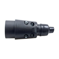 Anhängerstecker | 7-polig | 12V | 16A | Kunststoff