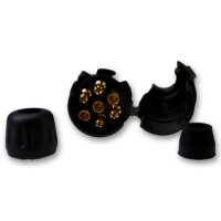 Anhängerstecker | 7-polig | 12V | 16A | Flachstecker