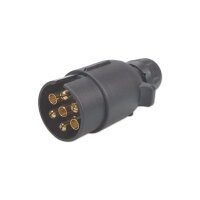 Anhängerstecker | 7-polig | 12V | 16A | Flachstecker