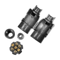 Anhängerstecker | 7-polig | 12V | 16A | Flachstecker