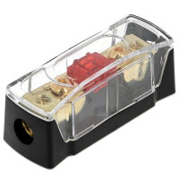 MINI-ANL Sicherungshalter massiv Messing 60A 12V 24V M5...