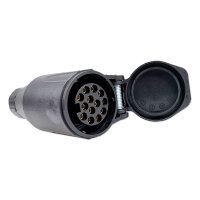 Anhängersteckdose | 13-polig | 12V | 16A | fliegend