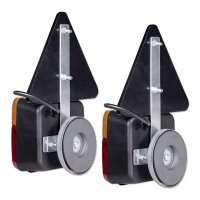 Rückleuchtenset | 4 Funktionen | 12V | 7,5m Kabel | Magnethalter