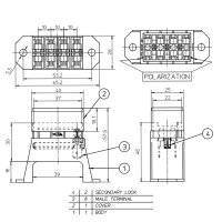 Sicherungshalter 4-fach | ATO ATC UniVAL | 12-32V | stehend | MTA