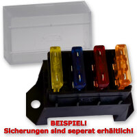 Sicherungshalter MTA UniVAL | 4-fach | 32V | 80A | Flachstecker unten