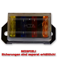Sicherungshalter MTA UniVAL | 4-fach | 32V | 80A | Flachstecker unten