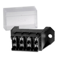 Sicherungshalter | MTA UniVAL | 4-fach | 32V | 80A | stehend