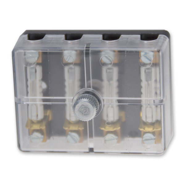 Sicherungsbox | Torpedo Sicherung | 4-fach | inkl. Sicherungen | 6mm²