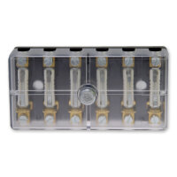 Sicherungsbox | Torpedo Sicherung | 6-fach | inkl. Sicherungen | 6mm²