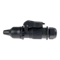 Anhängersteckersatz | 3-polig | 6-24V | Stecker (W) & Steckdose (M)