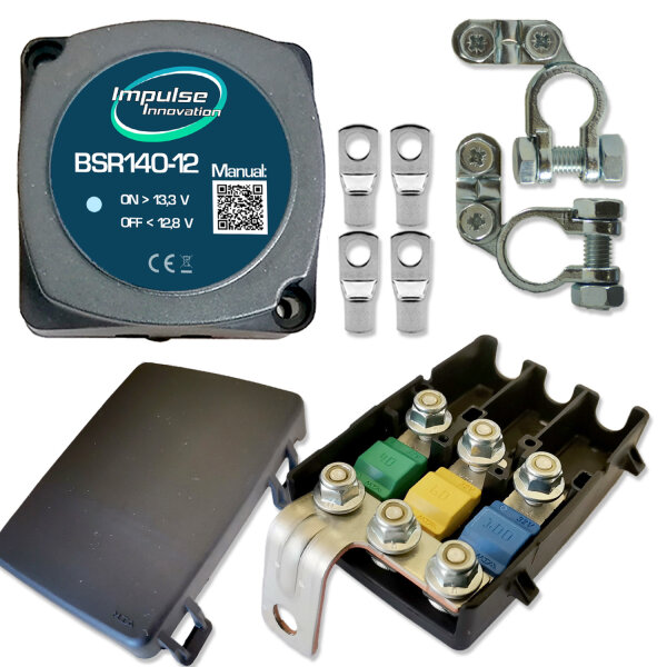 Trennrelais 12V Zweitbatterie Wohnmobil Sicherungsverteiler 10mm²