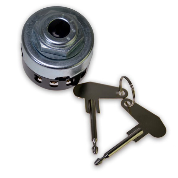 Schlüsselschalter | 4 Positionen | 12-24V | 10A | Ø26,5mm