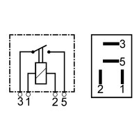 Mikro Relais | 4-polig | Schließer (NO) | 12V | 25A