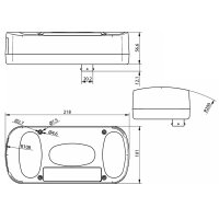 Anhänger Rücklicht-Set 12V | BLS-MIDI | 7,5m Kabel |13-polig