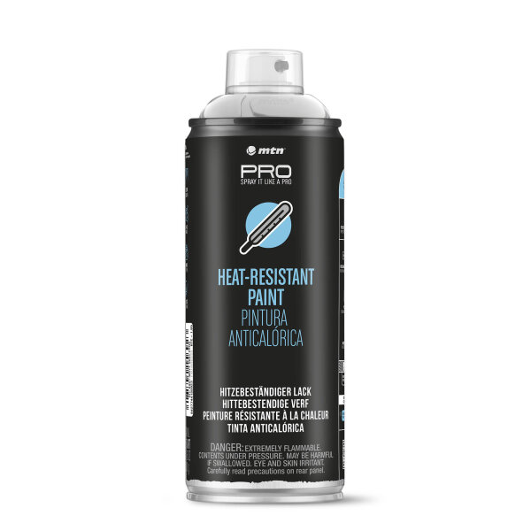 Sprühlack MTN PRO | Hitzbeständig | Silber | 400ml
