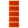 Reflektor | AJ.BA | 94x44mm | selbstklebend | Orange | 5 Stück