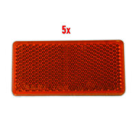 Reflektor | AJ.BA | 71x35mm | selbstklebend | Orange | 5...