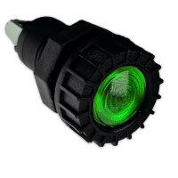 Kontrollleuchte | 12–24V | Grün | Schraubanschluss | Ø17mm