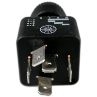 Drehschalter | 4 Positionen | 5 Kontakte | 12-24V | 23A | Pfeil-Symbol