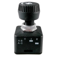 Drehschalter | 3 Positionen | 12-24V | 7,5-15A | Lüfter Symbol