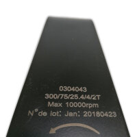 Freischneidermesser | Gestrüpp | 2 Zähne | 300x4mm | Bohrung 25,4mm