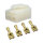 Relaissockel Satz | 4-polig | Japan Relais | inkl. Flachsteckhülsen 6,3mm