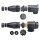 Anhängersteckersatz | 13-polig | 12V | fliegend | Stecker & Steckdose