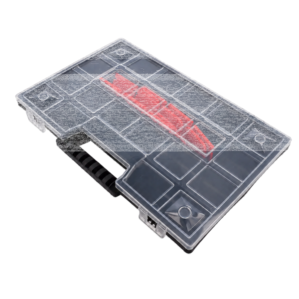 Sortimentkoffer M 290x195x35mm 6-21 Fächer Kleinteilebox Organizer