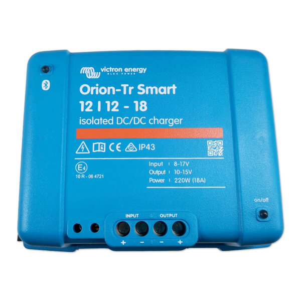 Ladebooster 12V 18A | DC-DC Isoliert | Victron Orion-Tr Smart 12/12-18