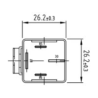 Relais | Mini | WEHRLE | 4-polig | Schließer | 12V...