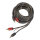 Cinchkabel 5m mit Remote | Stereo RCA Kabel gerade Stecker | Schwarz