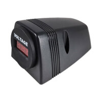 Voltmeter | Digital | LED-Anzeige 3-stellig Rot | 6-33V | Aufbau