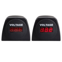 Voltmeter, Digital, Rote LED-Anzeige, 3-stellig, 6-33V,...