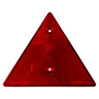 Reflektor | AJ.BA | Dreieck | 155x135mm | M5 Bohrung | Rot