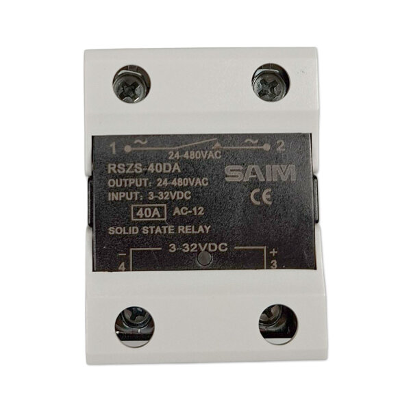 Solid State Relais (SSR) | 3-32V DC Steuerung | 24-480V AC Last | 40A