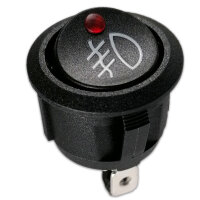 Wippschalter | Nebelleuchten-Symbol | Rote LED | 12V |...